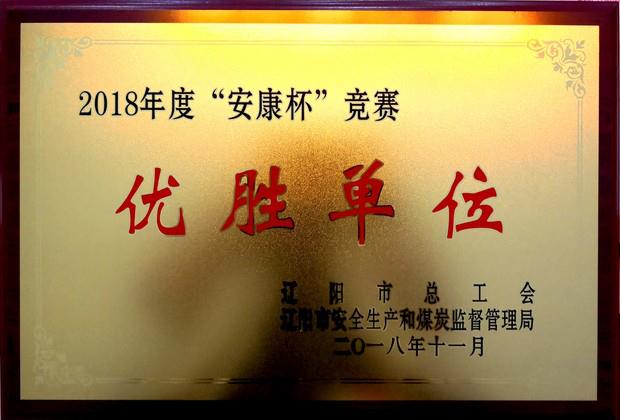 利来集团官网集团荣获“2018年度安康杯竞赛优胜单位”